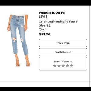 Levi wedgie icon fit jeans